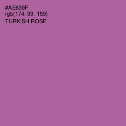 #AE639F - Turkish Rose Color Image
