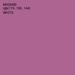 #AE6490 - Turkish Rose Color Image