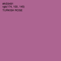 #AE6491 - Turkish Rose Color Image
