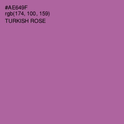 #AE649F - Turkish Rose Color Image