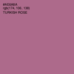 #AE6A8A - Turkish Rose Color Image