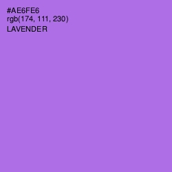 #AE6FE6 - Lavender Color Image