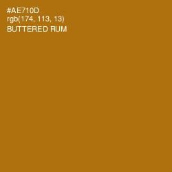 #AE710D - Buttered Rum Color Image