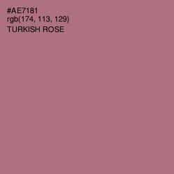 #AE7181 - Turkish Rose Color Image