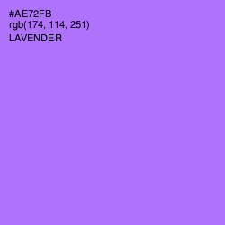 #AE72FB - Lavender Color Image