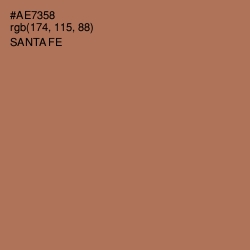 #AE7358 - Santa Fe Color Image