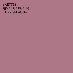 #AE7788 - Turkish Rose Color Image