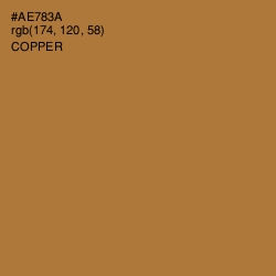 #AE783A - Copper Color Image