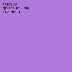 #AE79DB - Lavender Color Image