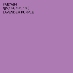 #AE7AB4 - Lavender Purple Color Image