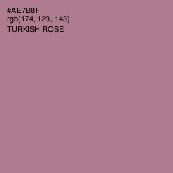 #AE7B8F - Turkish Rose Color Image