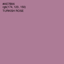 #AE7B96 - Turkish Rose Color Image