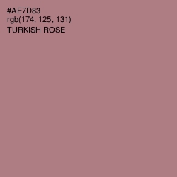 #AE7D83 - Turkish Rose Color Image