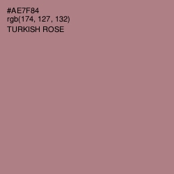#AE7F84 - Turkish Rose Color Image
