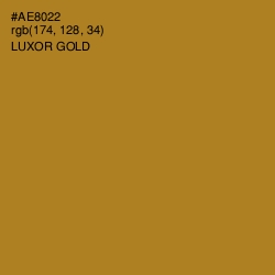 #AE8022 - Luxor Gold Color Image