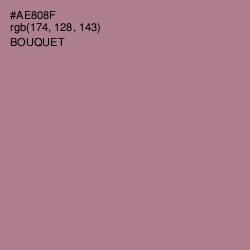 #AE808F - Bouquet Color Image