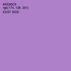 #AE80C9 - East Side Color Image