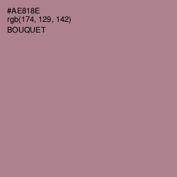 #AE818E - Bouquet Color Image