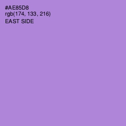 #AE85D8 - East Side Color Image