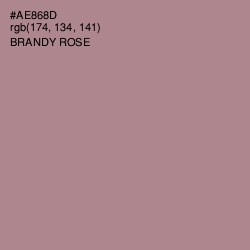 #AE868D - Brandy Rose Color Image