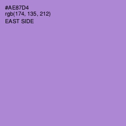 #AE87D4 - East Side Color Image