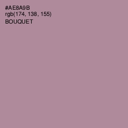 #AE8A9B - Bouquet Color Image