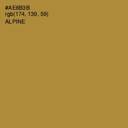 #AE8B3B - Alpine Color Image