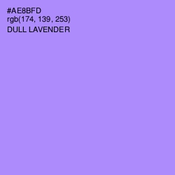 #AE8BFD - Dull Lavender Color Image