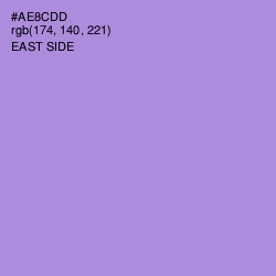 #AE8CDD - East Side Color Image