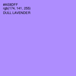 #AE8DFF - Dull Lavender Color Image