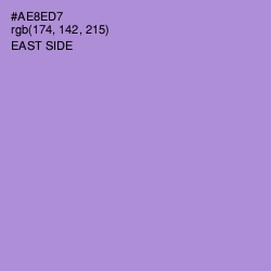 #AE8ED7 - East Side Color Image