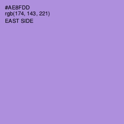 #AE8FDD - East Side Color Image