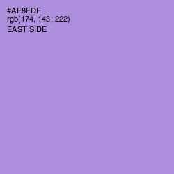 #AE8FDE - East Side Color Image