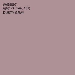 #AE9097 - Dusty Gray Color Image