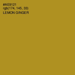 #AE9121 - Lemon Ginger Color Image