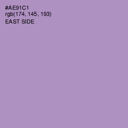 #AE91C1 - East Side Color Image