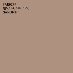 #AE927F - Sandrift Color Image