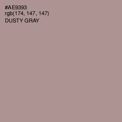 #AE9393 - Dusty Gray Color Image