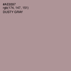 #AE9397 - Dusty Gray Color Image