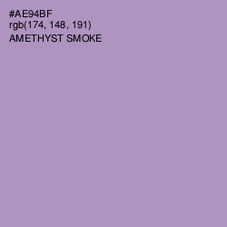 #AE94BF - Amethyst Smoke Color Image