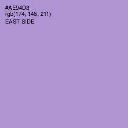 #AE94D3 - East Side Color Image
