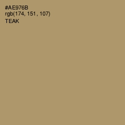 #AE976B - Teak Color Image