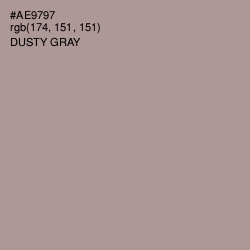 #AE9797 - Dusty Gray Color Image