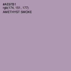 #AE97B1 - Amethyst Smoke Color Image
