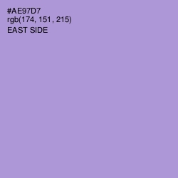 #AE97D7 - East Side Color Image