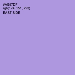 #AE97DF - East Side Color Image