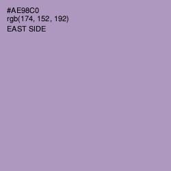 #AE98C0 - East Side Color Image