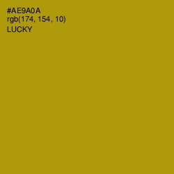 #AE9A0A - Lucky Color Image