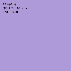 #AE9AD9 - East Side Color Image