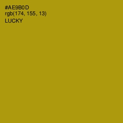 #AE9B0D - Lucky Color Image